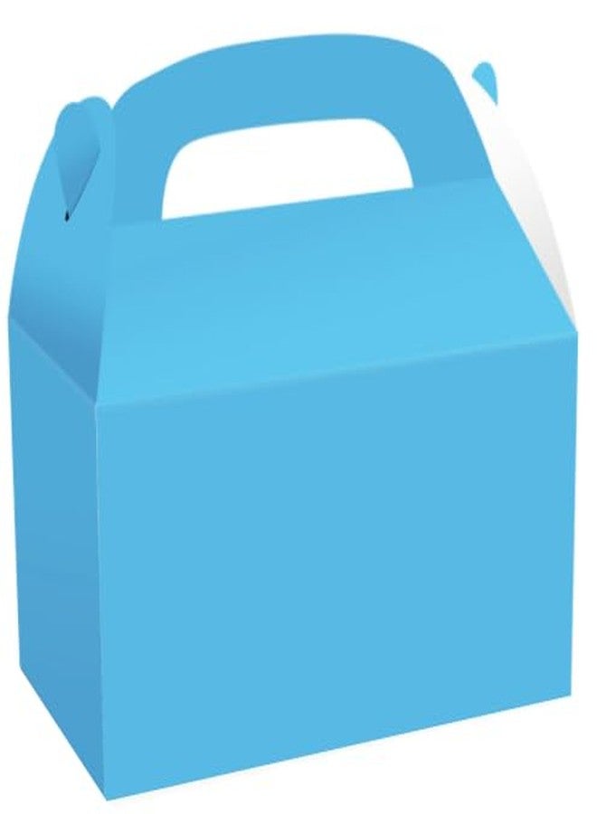 كوبو صندوق هدايا حفلات كوبو، 24 قطعة، صناديق كرتونية ذات شكل مثلث ومقابض، صناديق هدايا للحفلات، مناسبة للهالوين، الكريسماس، عيد الشكر، هدايا للأطفال، حفلات أعياد الميلاد، حفلات الزفاف (أزرق) - Image 4